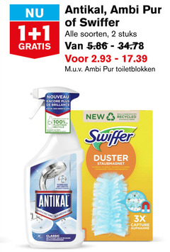  1 2 33 100 antikal ambi pur swiffer soorten stuks toiletblokken nouveau brillance glans partir plastique recycle gemaakt gerecycleerde plastic new refills with recycled synthetic fibers duster staubmagnet plumeau plumero espanador technologie anti druppel calcaire kalkreiniger classic nettoyant badkamerreiniger 3x capture aufnahme 