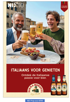  speciaalbieren nix18 autentica italiaans genieten italiaanse passie bier zero italian for brewing luigi moretti free beer mare sea salt 