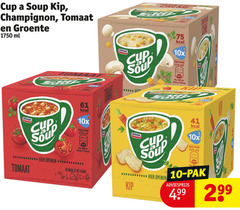  2 4 10 20 35 100 cup soup kip champignon tomaat groente ml unox 10x mok pur klaar b pak 