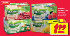  pickwick thee 2 10 20 100 tea with fruit box natural forest lemon for one zakjes pakken 