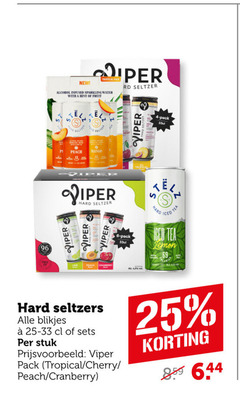  hard seltzer 4 5 6 25 69 96 151 tropical pack new alcohol infused sparkling water with hint fruit peach mango viper stel iced tea blikjes 25-33 stuk cherry cranberry 