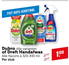  50 60 super vet 2x dubro dreft power badkamer reiniger hygiene geconcentreerd afwasmiddel anti fuite handafwas ml stuk 