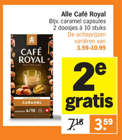  cafe royal koffiecups 2 10 mcafee switzerland flavoured edition caramel intensity 4 capsules doosjes stuks varieeren 