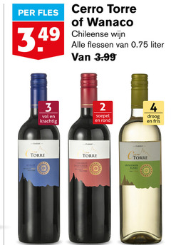  witte wijn rode rose 2 3 4 10 2022 fles cerro torre chileense flessen liter 3.99 soepel rond droog fris classic merlot central wine chile cabernet sauvignon co blanc 