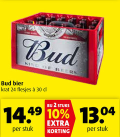  bud krat bier 2 10 24 30 stuks stuk 