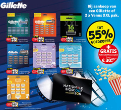  2 10 12 16 17 20 25 50 55 gillette pak mach3 pack fusion labs xxl eee bee venus goedkoper bioscoopbon t.w.v. proglide breeze smooth bioscoop verrassingen bon coconut kruidvat.nl 