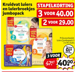  2 3 5 15 kruidvat luiers luierbroekjes jumbopack jumbo pack new born night pants midi stuks luier 