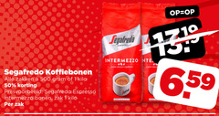  segafredo koffiebonen 1 50 500 zakken kilo espresso intermezzo bonen zak gusto 00 6 