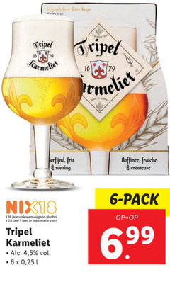  karmeliet speciaalbieren 1 6 16 18 25 belgisch bier biere belge tripel fris nix18 jaar alcohol legitimatie 4 5 fraiche pack 