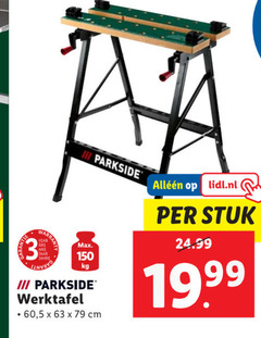  3 150 parkside werktafel 60 5 cm lidl.nl stuk 