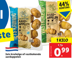  1 3 6 44 kruimig kruimige aardappelschijfjes appelen vastkokende aardappelen vastkokend kilo 