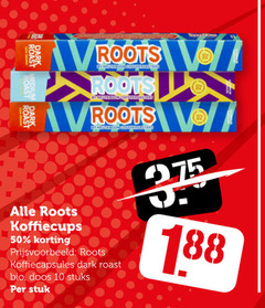  roots koffiecups 10 50 doctor by boom coffeeroasters neuteboom koffiecapsules dark roast bio doos stuks stuk 