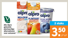  2 350 alpro plantaardige alternatieven eetzuivel protein be with calcium vitamins vit 02 avec mild cream sugars naturel lauwe bosbes added mango apple from soya nutri score plant live myrtille based cultures stuks 