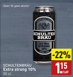  schultenbrau speciaalbieren 10 18 50 alcohol traditioneel recept strong 