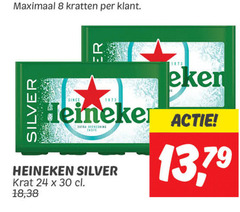  heineken silver krat bier 8 24 30 maximaal kratten since refreshing taste 18 13 