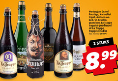  speciaalbieren 2 10 750 hertog jan grand prestige karmeliet tripel st. cru la trappen trappist quadrupel fles ml stuks ripe brouwer oaked dry 