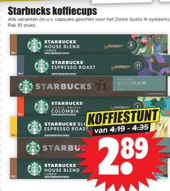  starbucks koffiecups 8 10 11 capsules dolce gusto systeem pak stuks house blend lungo roasted ground coffee espresso roast since by nespresso pike single origin colombia co 