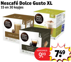  nescafe dolce gusto capsules 15 30 xl kopjes cappuccino mcafee lait espresso intenso 