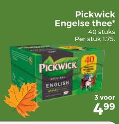  pickwick thee 3 40 engelse stuks stuk english 