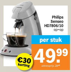  philips koffiepadmachine 10 30 senseo stuk 