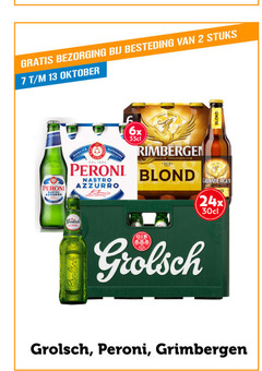  grimbergen grolsch speciaalbieren 2 7 13 besteding stuks oktober italia peroni azzurro qualita 6x blond nastro 