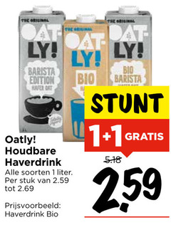  1 original barista edition oatly houdbare haverdrink soorten liter stuk bio 