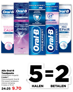  oral-b tandpasta 1 2 5 24 klinisch bewezen professioneel oral b advanced 3d white pro expert munt ontworpen zachte intense reiniging uur bescherming gevoeligheid vitalize verwijdert verkleuringen tandvlees origineel verlicht tandgevoeligheid kalmeert witter poetsbeurt fris pepermunt zacht glazuur ml combineren stuks tubes ontwikkeld tandplak keer dag poetsen pro-expert repair beschermt verzwakt tandglazuur gevoelige tanden twee 