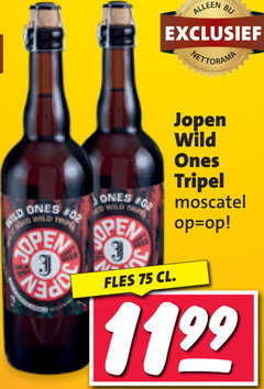  jopen speciaalbieren 3 wild 02 open fles tripel moscatel 