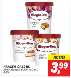  haagen-dazs ijsspecialiteit macadamia brittle strawberry cheesecake ijs beker ml 6 salted caramel beurre 3 99 