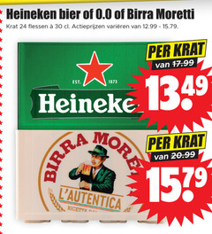  heineken 0.0 birra moretti krat bier 24 30 flessen varieeren ricetta 