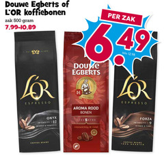  douwe egberts l or koffiebonen 9 12 100 500 zak espresso onyx intensity intense aroma rood bonen evenwichtig rond kilo forza fiery coffee beans arabica 