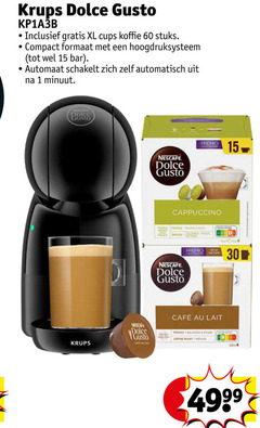 Krups dolce gusto apparaat folder aanbieding bij Makro details