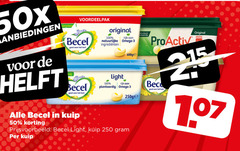  becel margarine 3 50 100 250 original rijk vrij hart kuip natuurlijke omega light plantaardig pro-activ 