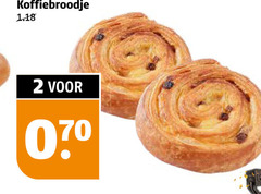  koffiebroodjes 2 koffiebroodje 