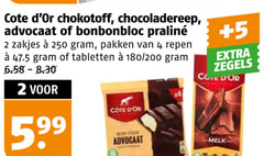  cote d or chokotoff chocolade 2 4 250 chocoladereep advocaat bonbonbloc pralinee zakjes pakken repen tabletten 180 200 5 zegels melk 