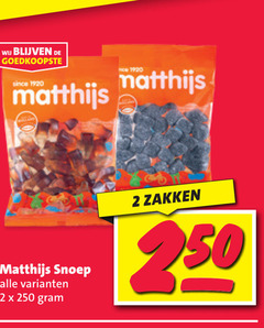  snoep 2 250 since matthijs zakken 