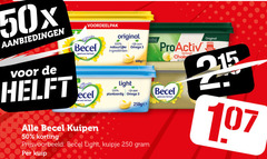  becel margarine 3 50 100 250 hort original natuurlijke light rijk omega pro-activ plantaardig hart kuipje kuip verlaagt 