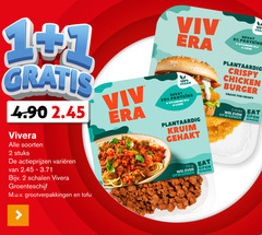  vivera vegetarisch 1 2 9 20 100 soorten stuks varieeren schalen groenteschijf tofu r vitamine ijzer plantaardige crispy chicken burger crave plantaardig kruim gehakt opwarmen open 