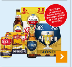  witbier 1870 4x 330ml amstel radler 6x 300ml bier texels speciaalbier blond affligem belgisch abdijbier 2.0 12 50 desperados brand skuumkoppe tarwebier 