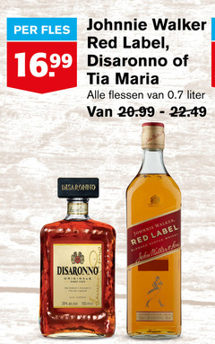  disaronno johnnie walker tia maria likeur whisky amaretto 28 700 fles red label flessen liter john originale since favourite italian liqueur saronno ml blended scotch established 