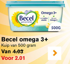  becel margarine 3 500 hart omega visolie kuip rijk 