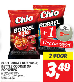  chio kettle borrelnootjes chips 2 borrel bites mix paprika sweet chili borrelbites cooked popchips zak 3 90 4 1 royal boch since belgium zegel 