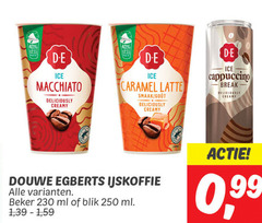  douwe egberts ijskoffie 40 250 less ice macchiato creamy coffee caramel latte beker ml blik 1 cappuccino break 99 