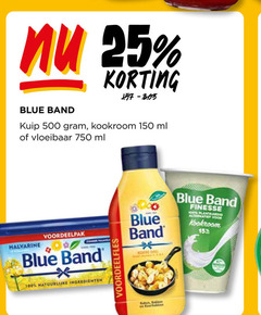  blue band olie en vetten margarine 15 25 100 150 500 750 kuip kookroom ml vloeibaar halvarine ingredienten finesse alternatief mode 