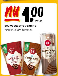  douwe egberts ijskoffie 40 400 ice macchiato creamy cappuccino break 