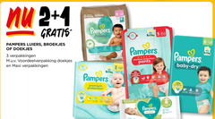  pampers luierbroekjes luiers 1 2 3 5 6 17 60 100 broekjes doekjes maxi premium protection tree pants baby dry free 3x 