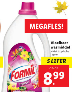  formil wasmiddel 5 100 megafles all one detergent tropical vloeibaar tropische geur liter 