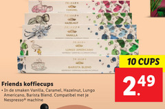  bellarom koffiecups 10 friends caramel hazelnut vanilla espresso allium cape lungo americano nespresso capsule barista blend compatible smaken compatibel machine cups 