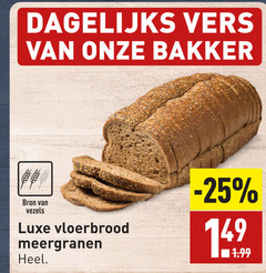  brood 1 dagelijks vers bakker vezels luxe vloerbrood meergranen 