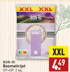  rijst 2 10 xxl bon basmati nutri score min basmatirijst 